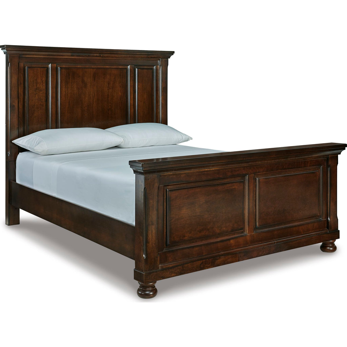 Porter Queen Panel Bed - Rustic Brown