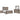 Blairhurst 6 Piece King Panel Bedroom - Light Grayish Brown